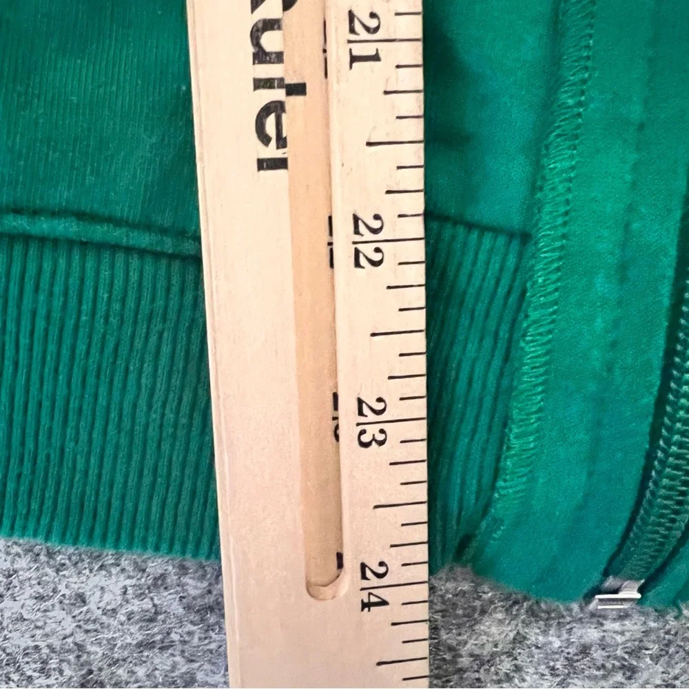 Disneyland Mickey Mouse Hoodie Jacket Womens Large Green Gold Full Zip Y2K - Picture 11 of 11